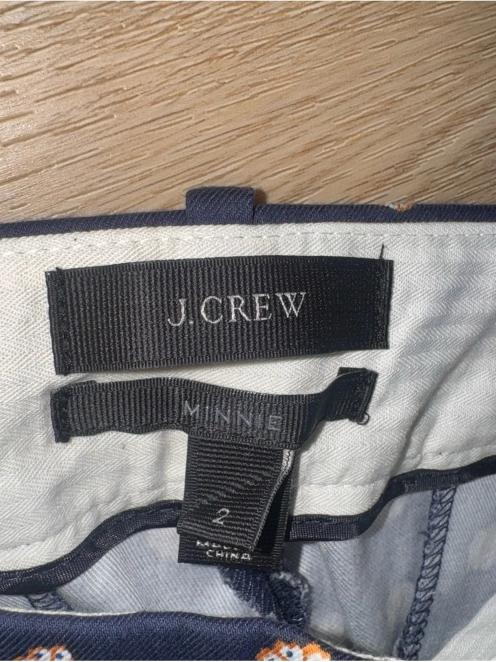 J. Crew Navy Circle-Print Kids Pants